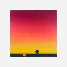 Herbert Bayer, Afterglow, 1975, screenprint on paper