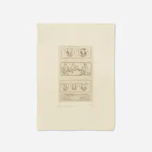 Henry Moore, Untitled, 1966, etching on paper