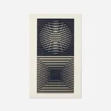 Untitled (from the Constellations portfolio) by Victor Vasarely, 1967, screenprint on paper, sold Jun 2017