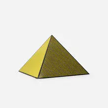 Roy Lichtenstein, Pyramid, 1968, screenprint on board