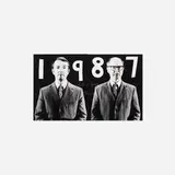 Gilbert&George, Gilbert & George 1987 (for Parkett no. 14), 1987, photograph, mounted on cardboard folded in the middle