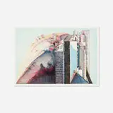 Wayne Thiebaud, Country City, 1988, etching and aquatint in colors on Somerset Satin paper