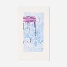 Pat Steir, Daybreak, 1993, aquatint on paper