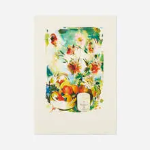 Flower-piece B by Richard Hamilton, 1975, lithograph on Arches Cover mould-made paper, sold Jun 2017