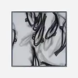 Carp by Julian Opie, 2015, lenticular acrylic in aluminum frame, sold Jun 2017