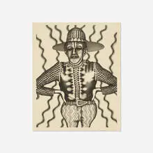 Ed Paschke, Hubert, 1976, lithograph on paper