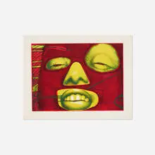 Fem-Rouge by Ed Paschke, 1987, lithograph on paper, sold Jun 2017