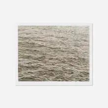 Vija Celmins, Ocean with Cross #1, 2005, lithograph on paper