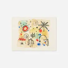 Joan Miró, Untitled, lithograph on paper