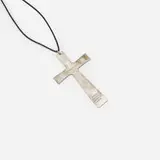 Rodney Graham, Awakening Cross, 2006, silver, cord