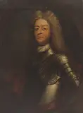 Sir Godfrey Kneller, Untitled, wearing armour oil on canvas