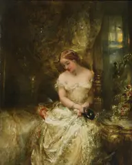 Alfred Woolmer, Untitled, oil on canvas each 35.5 x 30.5cm (2)