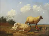 Jacob van Dieghem, Untitled, oil on panel each 17.75 x 24cm (2)