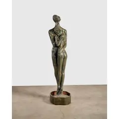 Monumental 'Pygmalion' Sculpture by Philip and Kelvin Laverne, cast and patinated bronze with hand-applied enamels, engraved signature 'Philip + KELVIN LAVERNE', sold Mar 2026