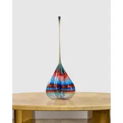 Stephen Rolfe Powell, 'Stretching Scuba Lips', of triple lobe shape, blown murrine glass, etched 'Stephen Powell 2000 VS'