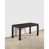 'Ming' Writing Desk by Karl Springer, , embossed textured leather, wood, sold Mar 2026