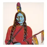 Andy Warhol, Sitting Bull (Feldman & Schellmann IIIA.70), 1986, Screenprint in colors on Lenox Museum Board, from the unpublished edition of unknown size