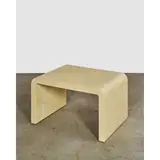Karl Springer, 'Waterfall' Coffee Table, , wood, lacquered goatskin