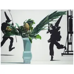 Ben Schonzeit, Two Protea, 1989, acrylic on canvas