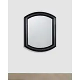 Karl Springer, 'Marmol-Style' Wall Mirror, , leather inlaid with bronze, mirror plate, branded leather label 'Karl Springer 1986'
