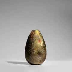 Aldo Nason, 'Vase', , glass internally decorated with gold foil and murrines