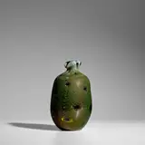 Giulio Radi, Vase, M, hand-blown glass decorated with murrines and gold foil