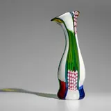 Anzolo Fuga, 'Finestre' Vase, , lattimo and polychrome glass
