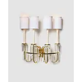 Tommi Parzinger, Pair of Rare and Large Custom Four-arm Sconces