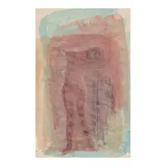 Auguste Rodin, Saint Barthélémy, circa 1898-1900, watercolor and pencil on paper