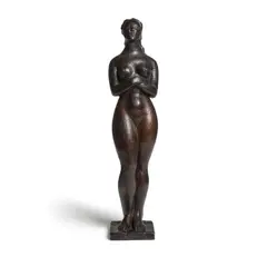 Jacques Lipchitz, Pregnant Woman, 1912, bronze with brown patina