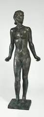 Jugend by Fritz Klimsch, 1940, Bronze mit schwarzgrüner Patina. Höhe: 159 cm (62 ⅝ in.), sold Nov 2009