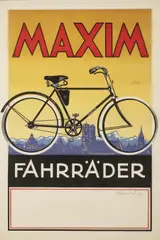 Botho von Romer, Plakát Ke Kolu Značky Maxim, First half of 20th century, offset, paper