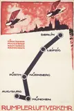 Botho von Romer, Daily Flights in Both Directions, Around 1919, offset, paper