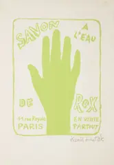 Kamil Lhoták, Parisian Corners, 1958, lithography, paper