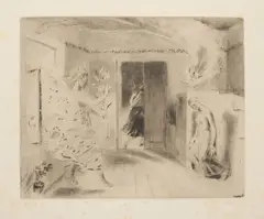 Max Švabinský, Annunciation, 1930, photogravure, paper