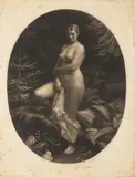 Max Švabinský, In a Forest, 1912, mezzotint, paper