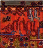 Lee Mullican, From the East, 1963, Oil on canvas
