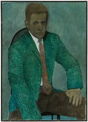James Nichols, Portrait of Jack Larson, c. 1965, Oil on panel