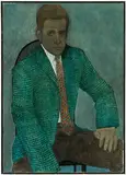 James Nichols, Portrait of Jack Larson, c. 1965, Oil on panel