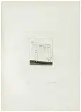 David Hockney, Illustrations for Fourteen Poems from C.P. Cavafy (4), 1966-1967, Etching and aquatint on Crisbrook handmade paper