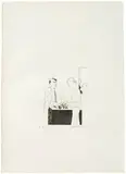 David Hockney, Illustrations for Fourteen Poems from C.P. Cavafy (4), 1966-1967, Etching and aquatint on Crisbrook handmade paper