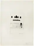 David Hockney, Illustrations for Fourteen Poems from C.P. Cavafy (4), 1966-1967, Etching and aquatint on Crisbrook handmade paper