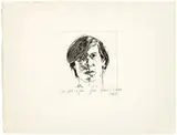 David Hockney, Peter Schlesinger, 1968, Etching on paper