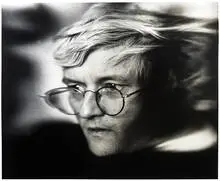 Stathis Orphanos, David Hockney, 1985, Gelatin silver print