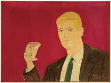 Alex Katz, Here's to You, 1962, Oil on Masonite panel