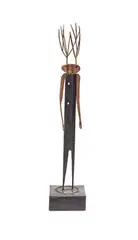 Oliver Andrews, Untitled (Figure), 1957, Welded bronze