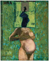 James Gill, Infinite Regress DNA, 1968, Oil on canvas