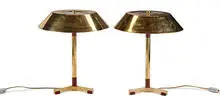 Jo Hammerborg, President table lamps (2), c. 1965, Fog & Mørup