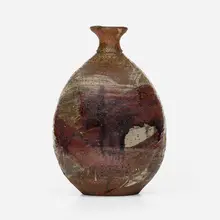 Early vase by Peter Voulkos, 1959, glazed stoneware, sold Apr 2023