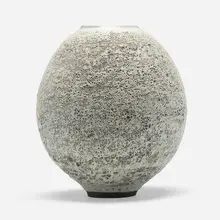 Vase by Adam Silverman, 2007, glazed stoneware, sold Apr 2023